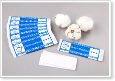 Bild: Baumwolle Spunlace verwendet als nass Wegwerftücher