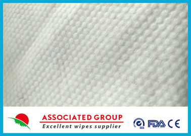 Small Pearl Dot Spunlace Nonwoven Fabric , Nonwoven Roll Ultra Thick 30~120GSM
