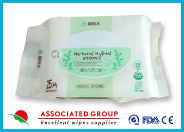 Gereinigtes Wasser-Baby-Feuchtpflegetuch-natürliches Xylitol-Superwesentliches für Hand/Mund