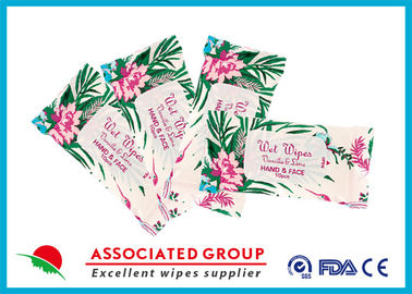 Flavored Feminine Wipes , Feminine Antibacterial Wipes Resealable 10Pcs