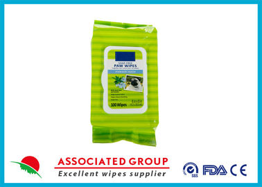 Non Toxic Pet Cleaning Wipes For Dogs , Cleaning Wet Wipes Disposable