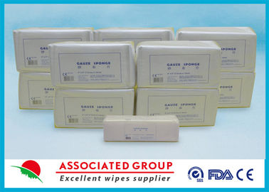 Soft Gentle Non Woven Gauze Swabs Sterile 10 x 10 cm For Hospital