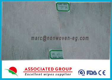 50Gsm Spunlace Nonwoven Fabric For Baby Wipes , Non Woven Fabric Rolls
