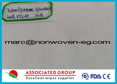 Apecture / 22 Mesh Spunlace Nonwoven Fabric , Non Woven Needle Punched Fabric