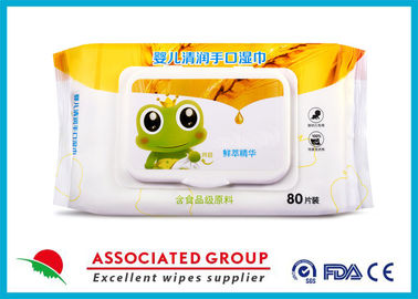 Disposable Baby Care Wet Wipes Weakly Acidic Unscented Biodegradable With Flip Top
