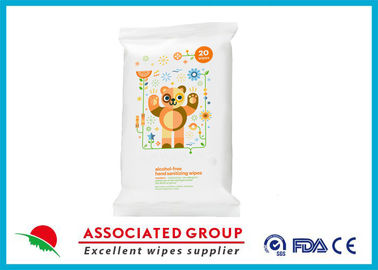 Fresh Antibacterial Hand Wipes Ultra Thick And Soft Healthy Biodegradable 20 Sheets