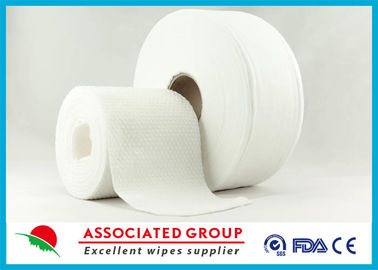 Big Dot / Plain Nonwoven Spunlace For Wet Wipes / Makeup Remover Pad