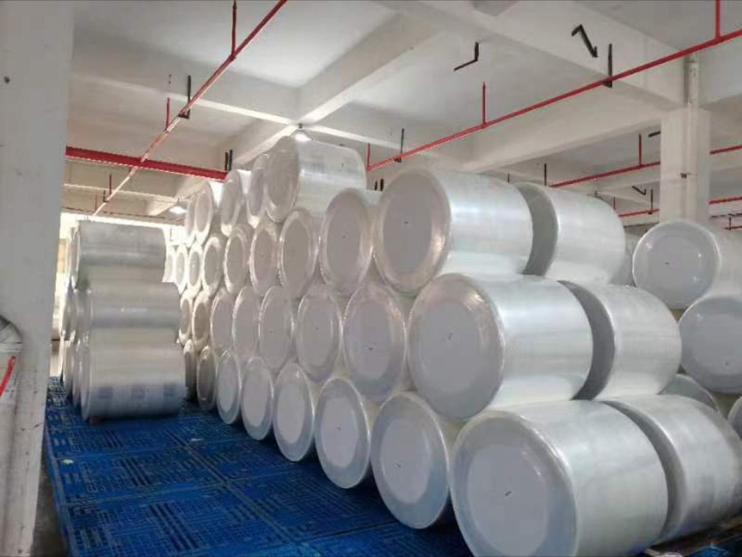 45gsm White Spunlace Roll Use For Wet Wipe And Disposable Medical Products / Biodegradable Material