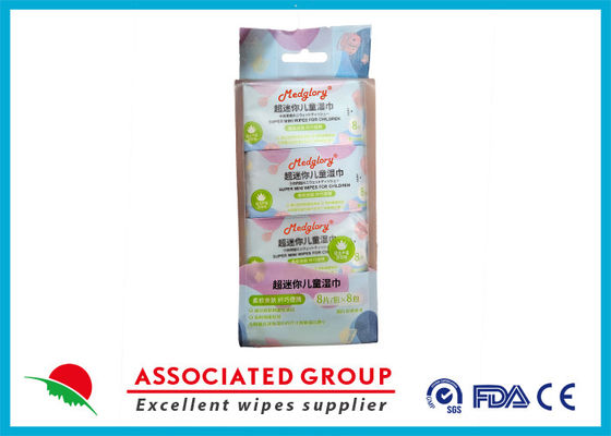 8 Stück Super-Mini-Babydaschen mit Aloe Vera-Extrakt