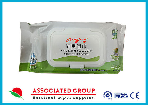 Medglory Fluschbare Toilettennasstücher. Spender für Hausgebrauch Variety Pack mit Aloe Septic und Abwasserschließfach