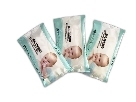 Tuch-Gefühls-Baby-Feuchtpflegetücher, nass Gewebe wischt 99% biologisch abbaubaren Soem-Service ab
